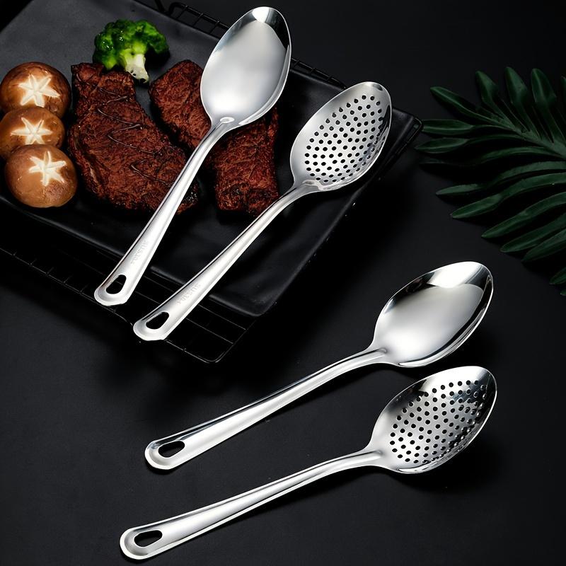 1PC Durable Anti-rust for Kitchen Household Stainless Steel Colander Spoon Noodle Spoon Skimmer Scoop Deep-Fried Colander