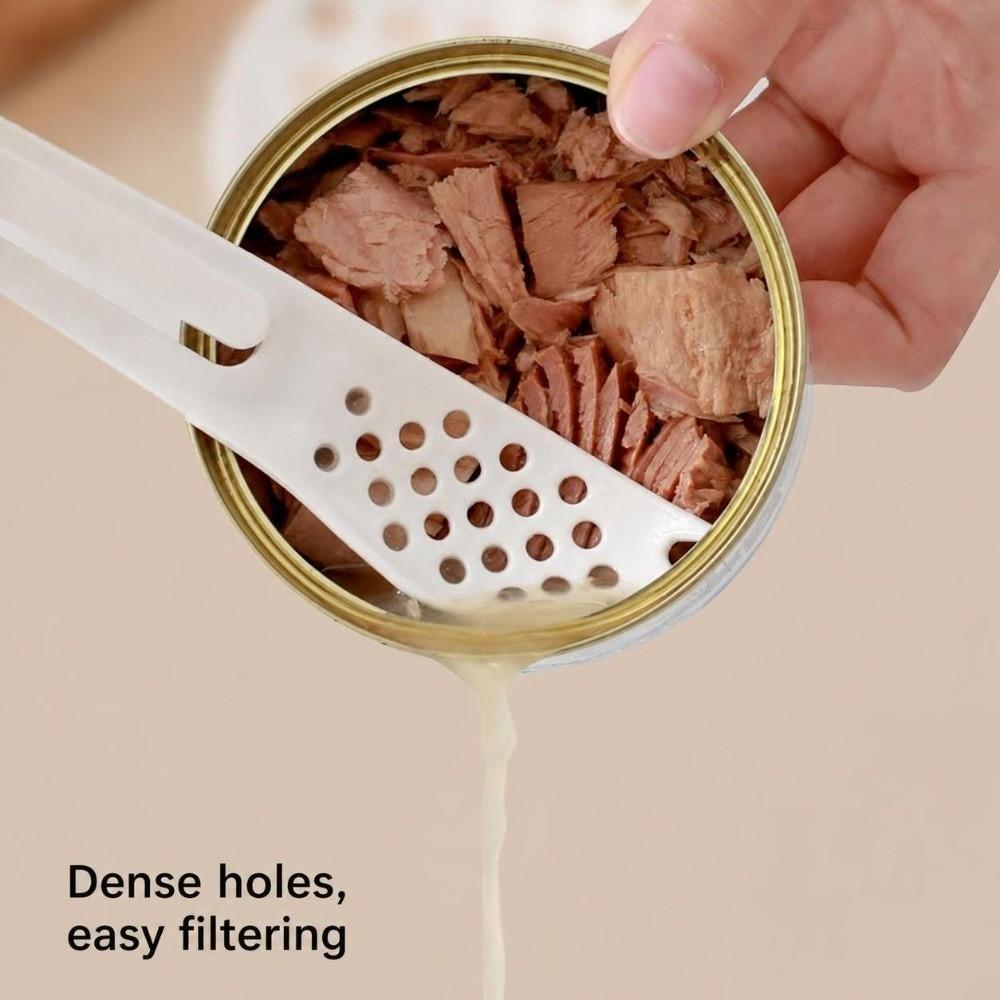 2 Pcs Wet Dry Use Cooking Spoon Plastic Food Can Spoon Durable Can Opener Spoon Outdoor Camping