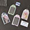 Original Cute Animal Glitter PVC Card Holder - 3-inch Transparent Storage for Small Cards