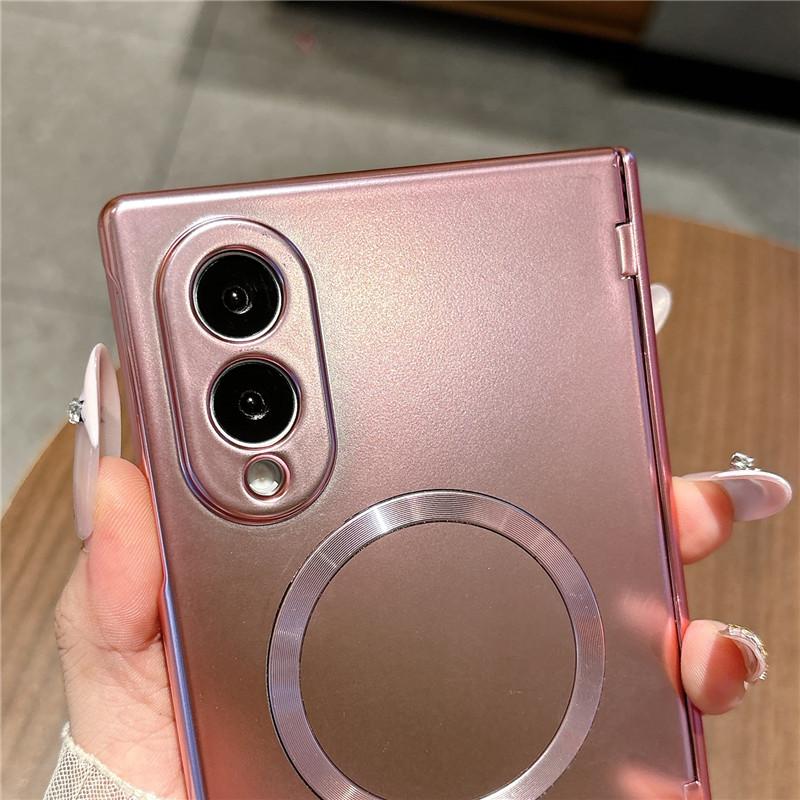 For Samsung Galaxy Z Fold 8 5G Case For Magsafe Magnetic With Screen Glass Case For ZFold 8 Fold8 Hinge Protection Cover