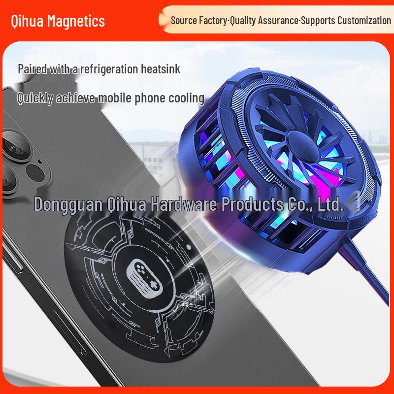 Ultra-Thin Magnetic Heat Spreader Ring for Phones Round 60*60mm