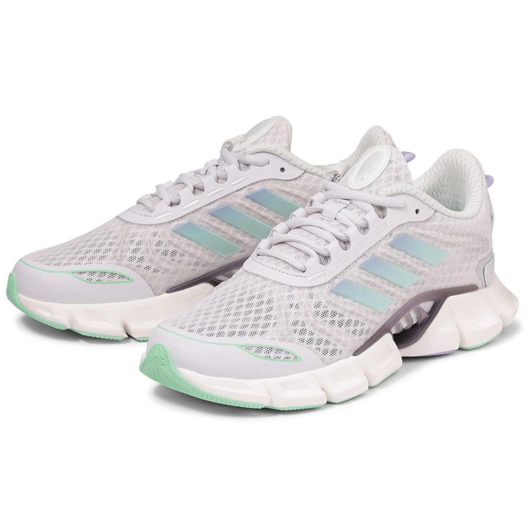 Adidas Climacool Comfortable Versatile Fabric Durable Low-Top Casual Running Shoes Women Sneaker White Blue Purple GX6159