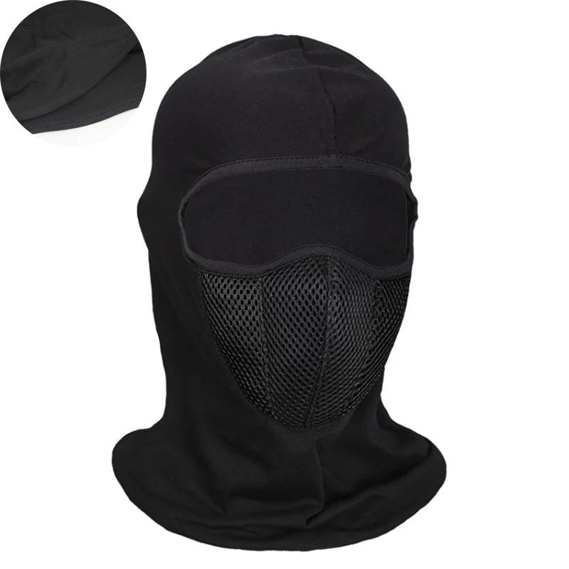 Breathable Balaclava Motorcycle Full Face Mask Motocross Helmet Hood Motorbike Cycling Bike Mask Moto Riding Neck Face Mask