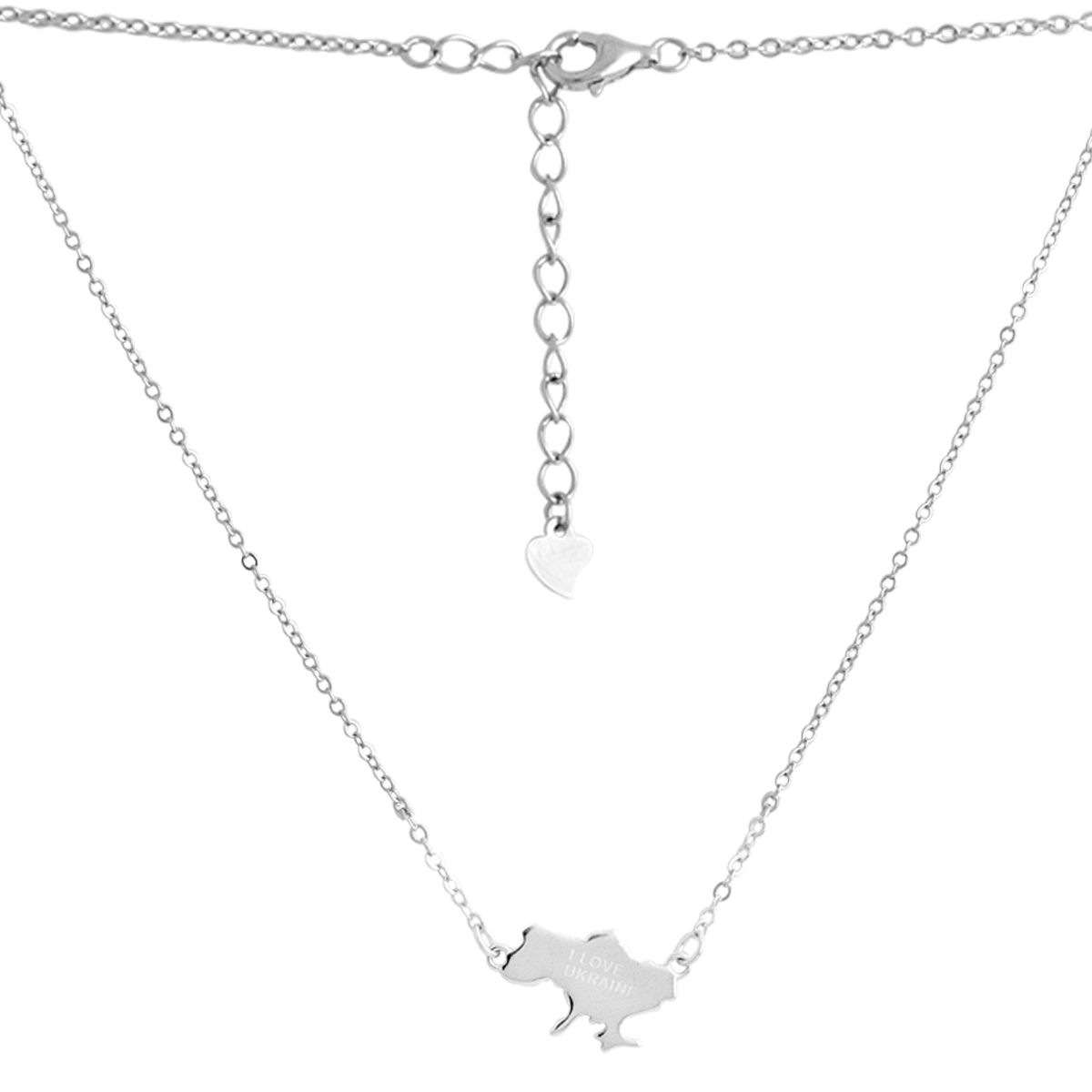 

Срібне кольє без каміння (2137757) 40-45cm