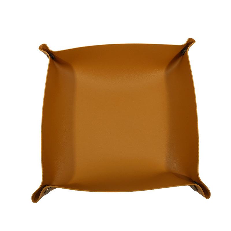 

Кочення складаний шестикутник гральні кістки лоток для зберігання двосторонній товстий PU шкіряний та оксамитовий килимок для гральних кісток офісне приладдя