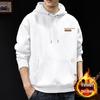Men's Heavyweight Oversized Retro Hooded Sweatshirt for Autumn/Winter