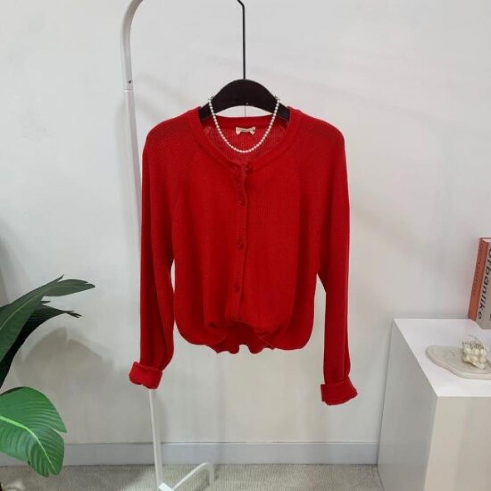 C S In The Room baSiC Rib Long Sleeve Knit Cardigan 8Color