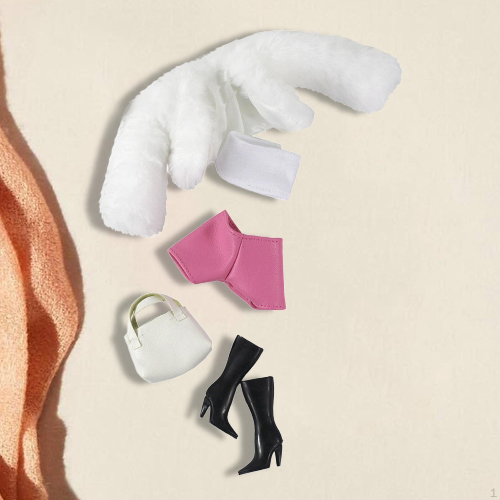 

1/6 BJD Кукла Одежда Набор Одежды Координация Сцена Фото Реквизит Образовательный Модный Набор белый