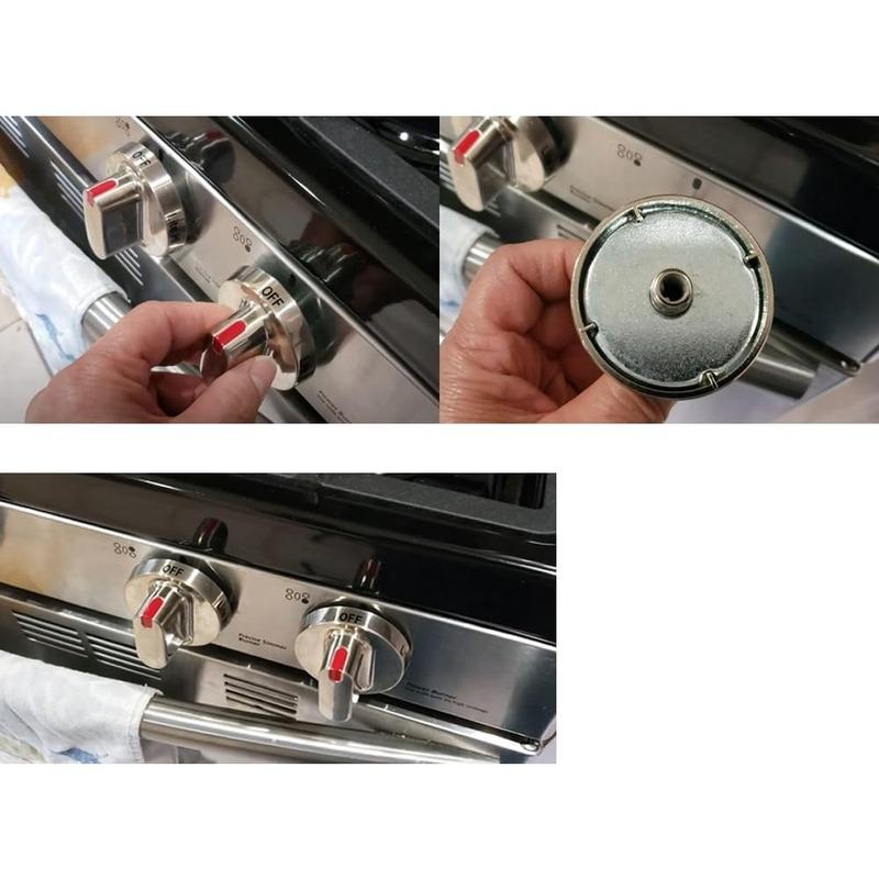 DG64-00473A Top Burner Oven Control Rotary Gas Stove Knob Replacement Kit NX58F5700WS NX58H5600SS NX58H5650WS NX58J7750SS