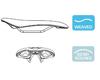 PRO Turnix Performance Saddle 132mm 202g Perforated