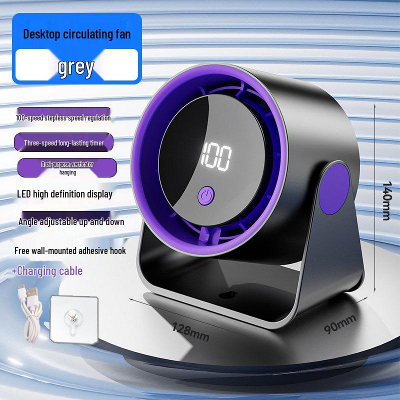 

Compact Clip-On Fan for Dorm Rooms and Desktops: Mini Ceiling/Tabletop Circulation Fan Default