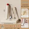 JIN MING LI Portable Stainless Steel Cutlery Set with Case