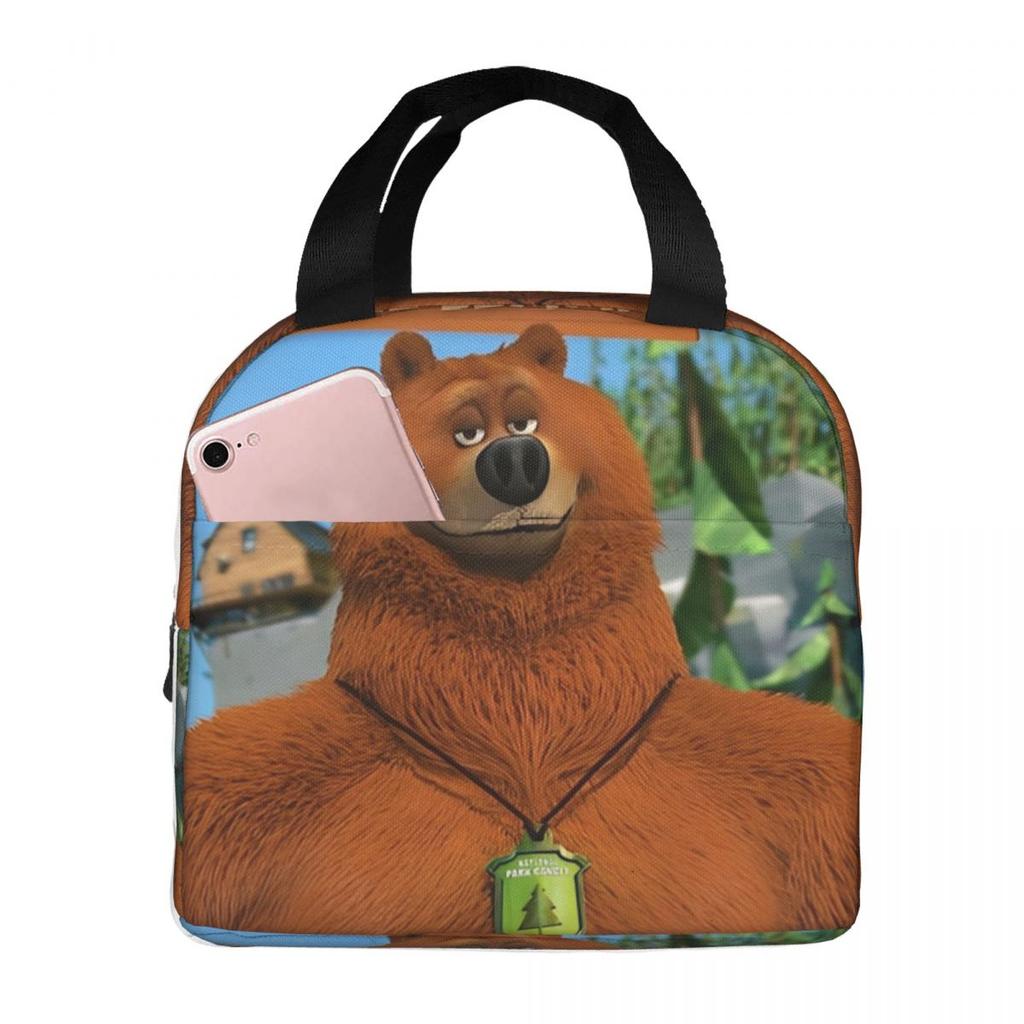 Grizzy And The Lemmings Cartoon Insulated Lunch Bags Food Container Reusable Thermal Cooler Bento Box For Travel