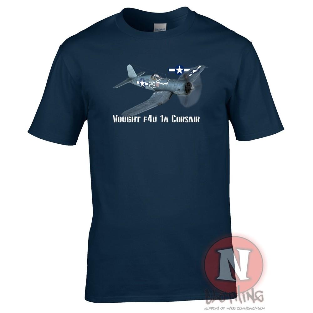 Vought F4u 1a Corsair TShirt Ww2 World War 2 Pacific Fighter Bomber S