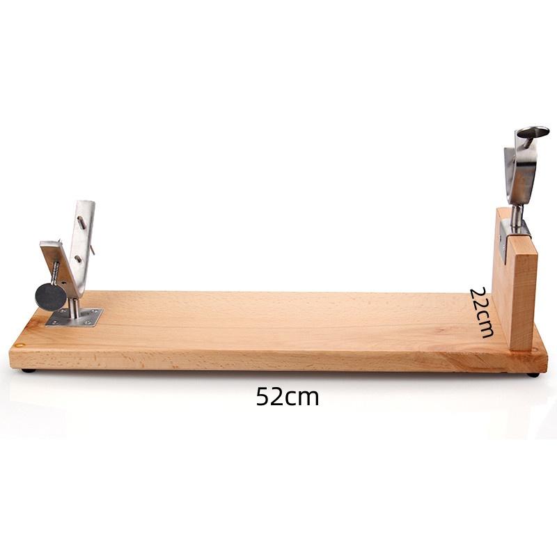 Spanish Ham Stand Solid Wood Cut Iberian Ham Special Stand Stainless Steel Stand Solid Wood Ham Rack Tomahawk Steak Plate