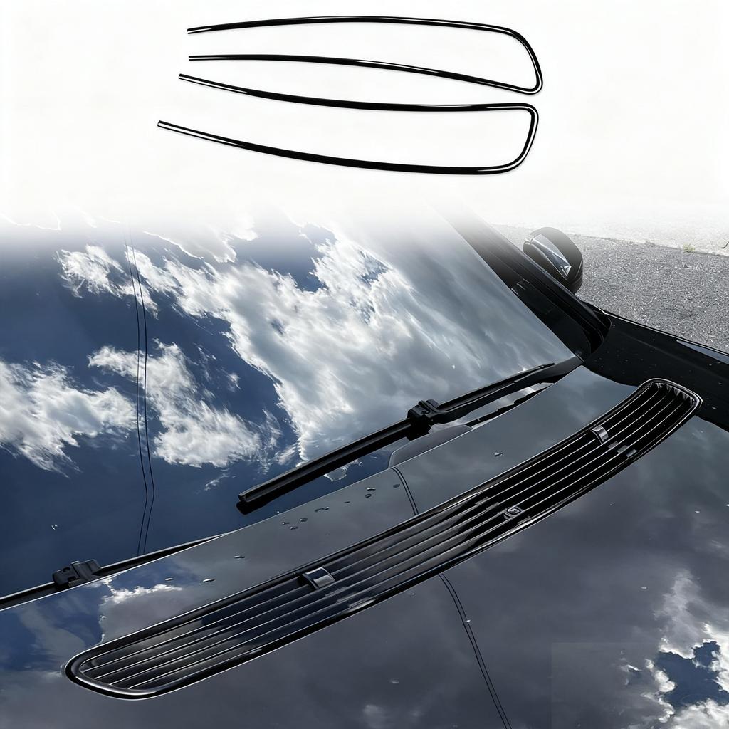 For Benz B Class W245 2005-2011 Real Carbon Fiber CD Control Panel Trim Cover Car Interior Accessories Decorative Sticker