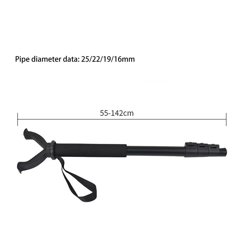 Portable Aluminum Shooting Rest Monopod With V Yoke Bracket Hunting V Shaped Rack Hunting Shooting Stick With Shoulder Strap