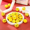 Bolas Antiestrés para Niños Adultos Bolas Antiestrés con Cara Sonriente 1,6 Pulgadas Mini Bolas de Espuma para Alivio del Estrés Juguete para Alivio del Estrés para Regalo de Niños