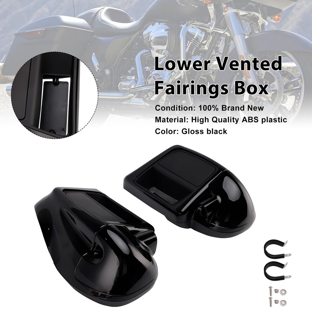 Lower Vented Fairings Box Fit For Touring Road Street Glide 2014-2024