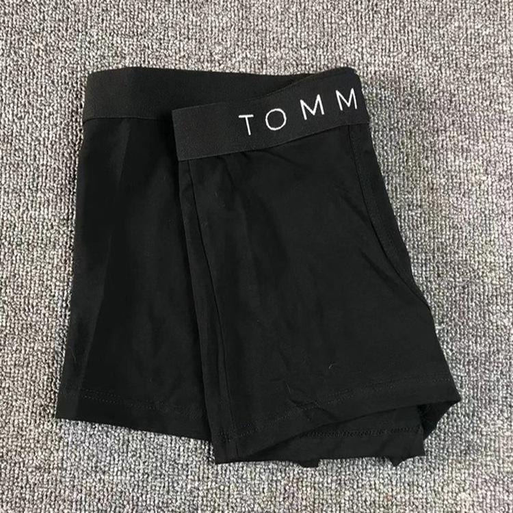 Модные европейско-американские мужские хлопковые удобные боксеры Medium чёрный