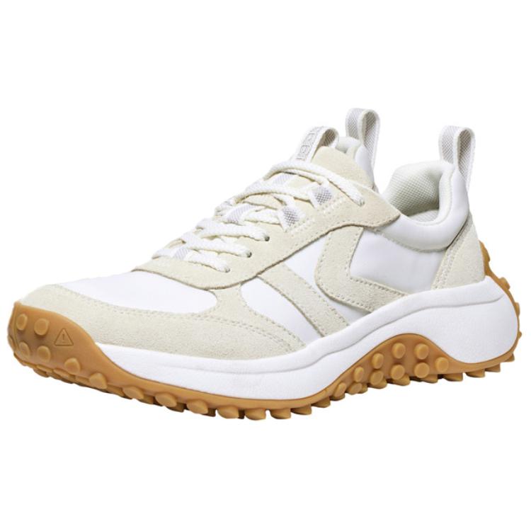 Keen KS86 Нескользящие, Износостойкие, Дышащие, Поддерживающие Низкие Уличные Ботинки Женские Пшеничный Желтый Белый 1029802 38.5