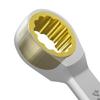 Reversible Ratcheting Spanner Alloy Steel Build Compact Design Torques Wrench Ideal for Field Engineers Emergency Repairs