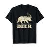 Vintage Bear Deer Funny Beer T Shirt Small Vintage Fashion Top For Everyday Wear Stretched Slightly Streetwear Stylish