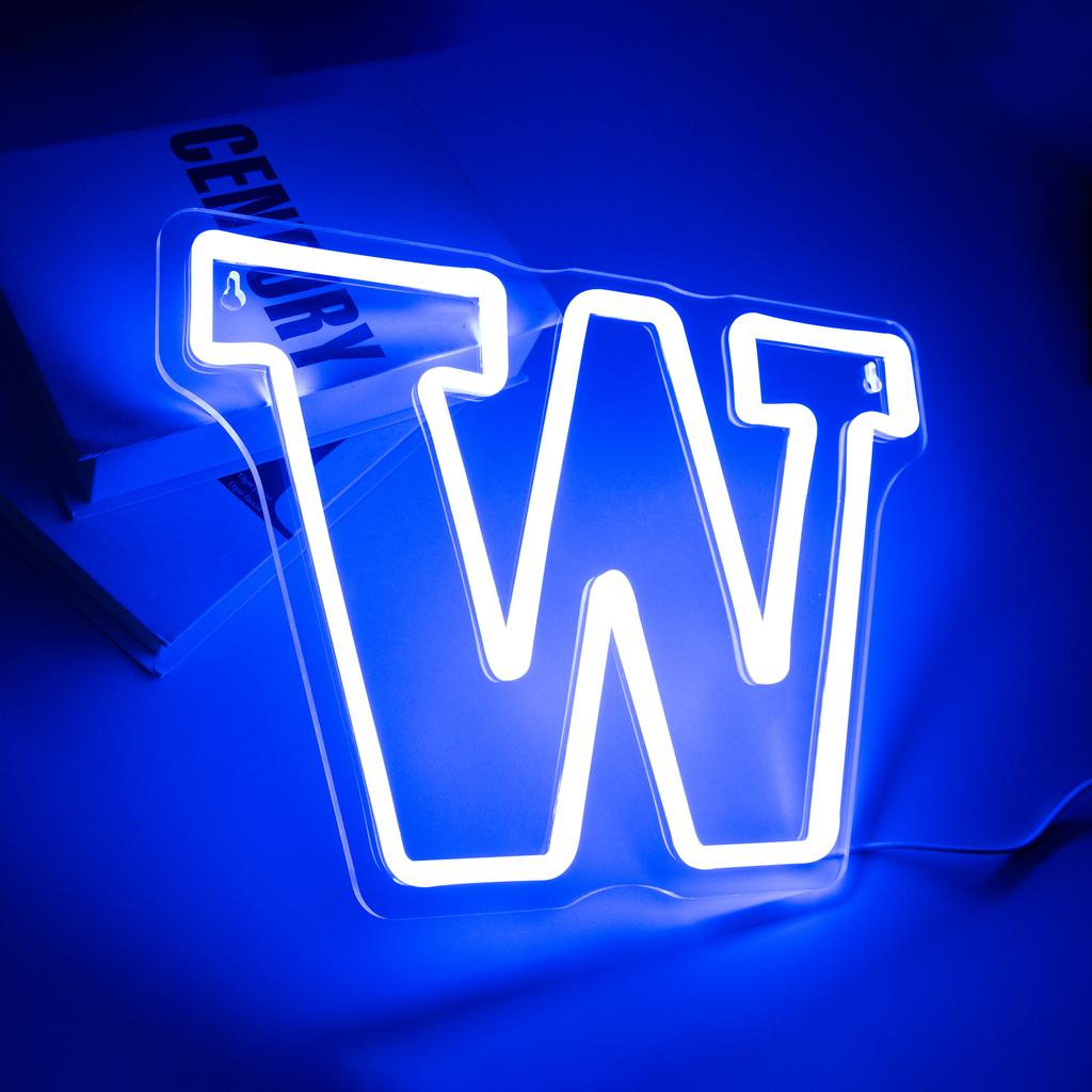 Washington Neon Sign University Basketball Team Logo Neon Sign for Bedroom University Neon LED Wall Light Decor for Dorm