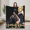 Death Note Manga Anime TV Show Poste Blanket Soft Street Trend Plush Throw Blanket For Bedroom Flannel Bedspread Bed Cover