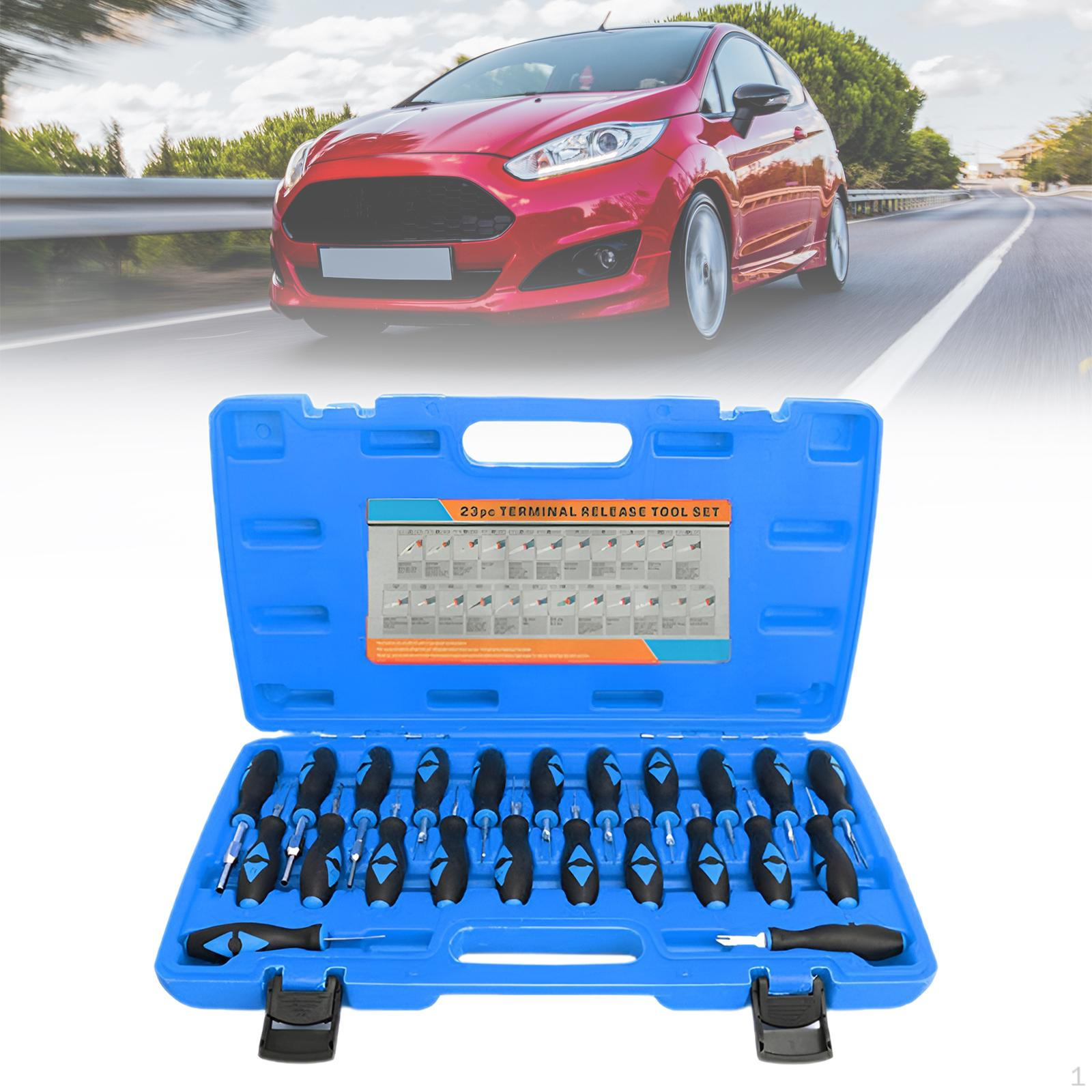 

Terminal Removal Tool Set Wire Release Universal Pin Extractor Depinning Tools синій