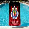 Club Deportivo Guadalajara Print Beach Towel Design, Soft, Lightweight. for Home Bathroom, Spa, Pool, Yoga, Surfing, Camping, Gift for Family, Friend