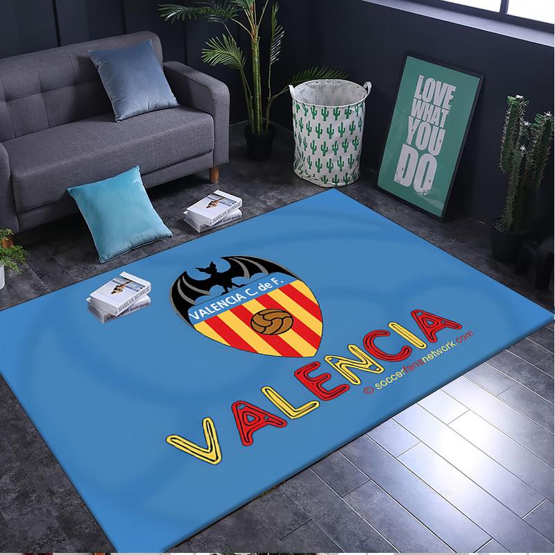 1PC rug Valencia Crest Design Carpet, Chair Rug,Area Rug for Office Bedroom living rooms bedroom, Doormat decor Christmas fan gifts