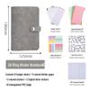 A6 Leather Buckle Loose-Leaf Notebook & A5 Multifunctional Planner with Custom Logo and Storage