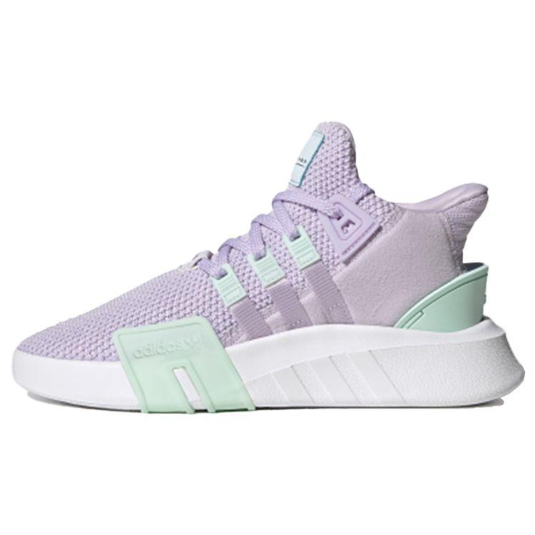 Adidas Originals Eqt Bask Adv Fabric Sports Comfortable Durable Breathable Mid-Top Lifestyle Casual Shoes Women Casual Shoes Purple FZ0216