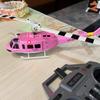 Pink C032 Uh-1 Huey Rc Helicopter For Adult 1/48 6Ch Remote Control Airplane Car 6-Axis Gyroscope Model High-Precision Toy