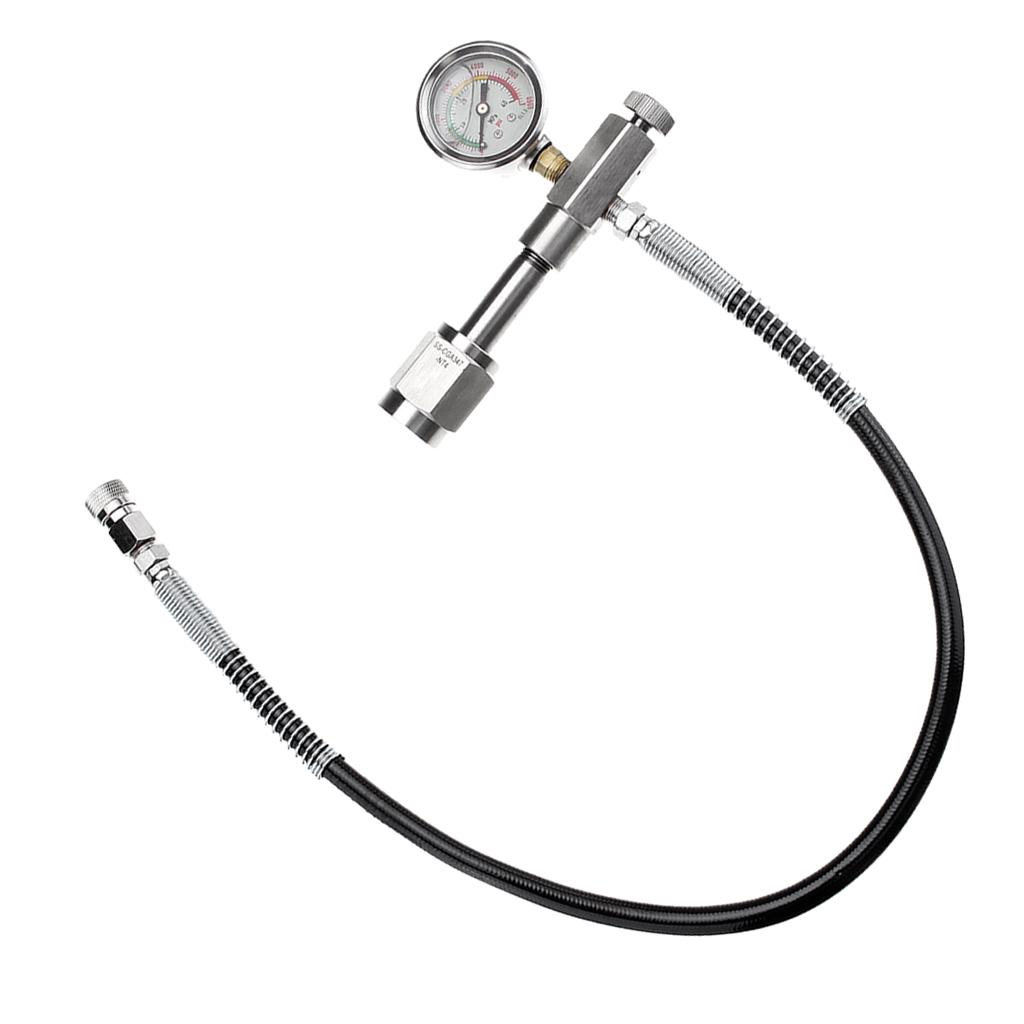 Buy Paintball Fill Station HPA PCP Charging Adaptor 24" Microbore Hose