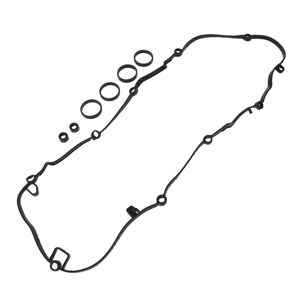 Valve Cover Gasket Set 11127567877 Rubber Engine Valve Cover Gasket Replacement for Citroen C3 Picasso C4 Grand Picasso