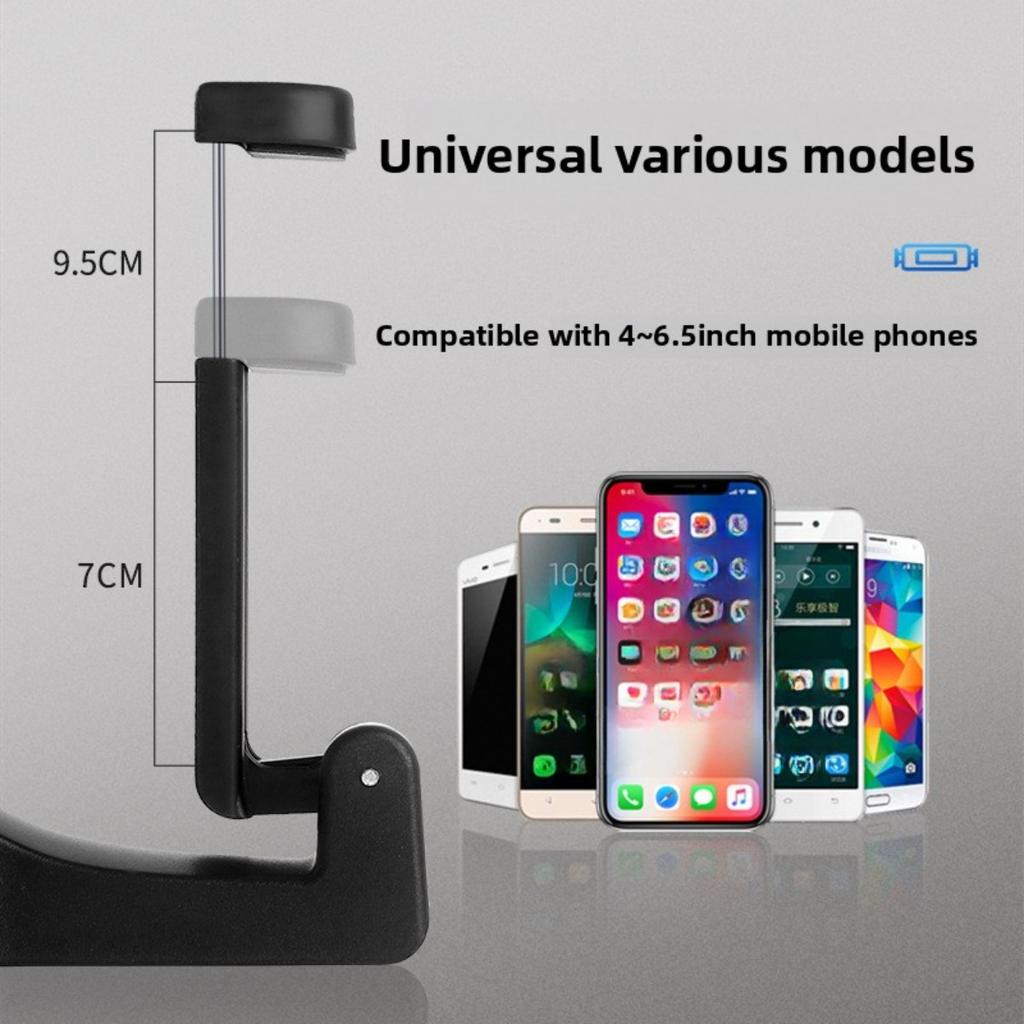 1 Adjustable Car Seat Phone Holder, with Headrest Mounting Seat - Made of Durable ABS Material, Waterproof, Car Compatible, Suitable for Safe Grip