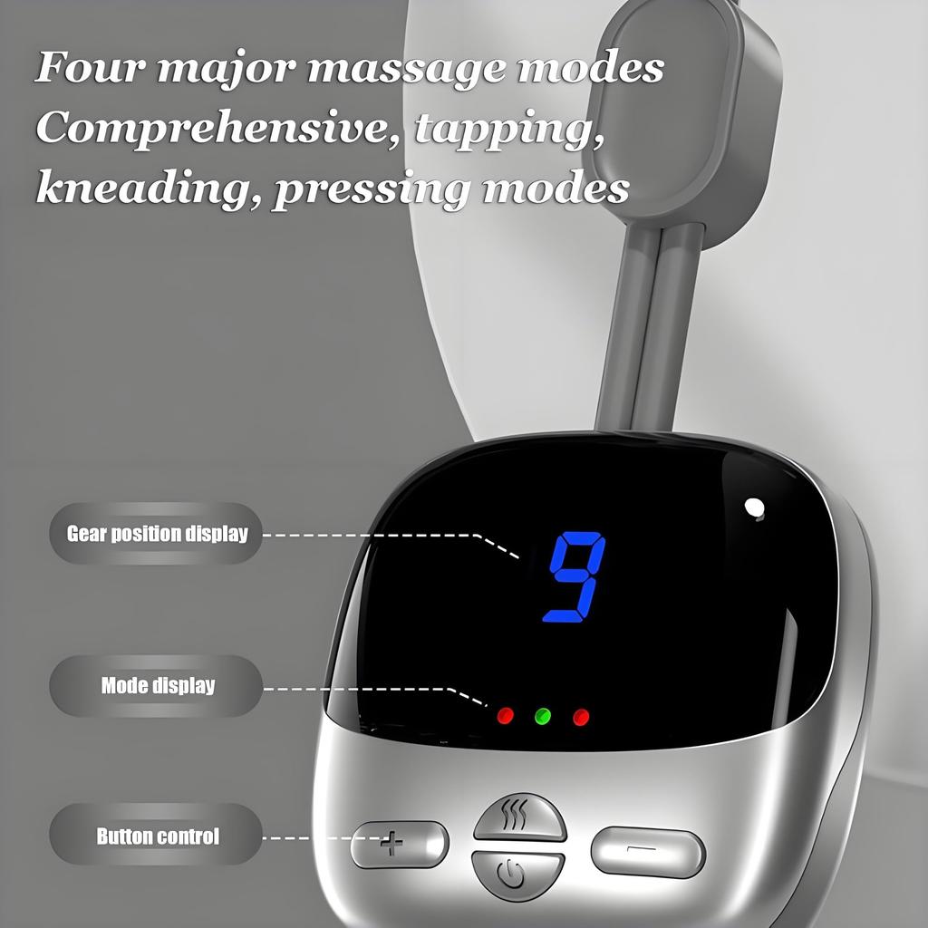 Heat Therapy Massager Elegant Neck Massager Cervical Massage Device Low-Frequency Portable Pendant Massager For Office Travel