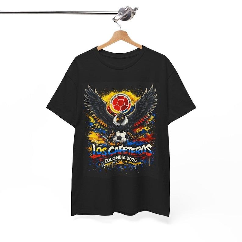 Colombia Los Cafeteros Condor Graffiti Tee | World Cup 2026 Colombian Soccer Fan T-Shirt | Football Gift XL