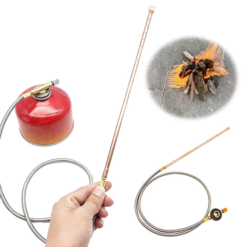 Hand-held Outdoor Barbecue Charcoal Fire Igniter Spray Gun Camping Firewood Firewood Stove Igniter Fire Gun Fires Starter