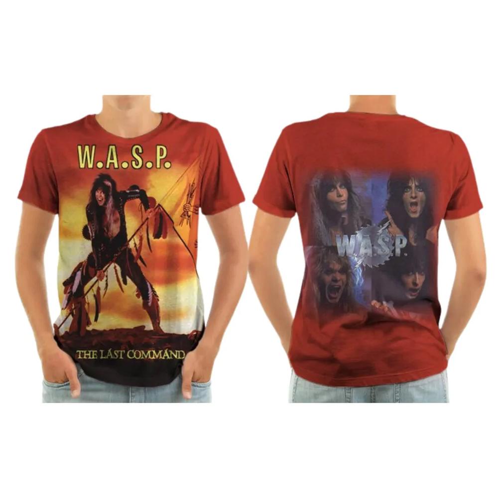 W.A.S.P Rock Band T-shirts 3D Printed Summer Men's Women Casual Short Sleeve Round Neck T Shirt Oversized Tees Tops Man Clothing