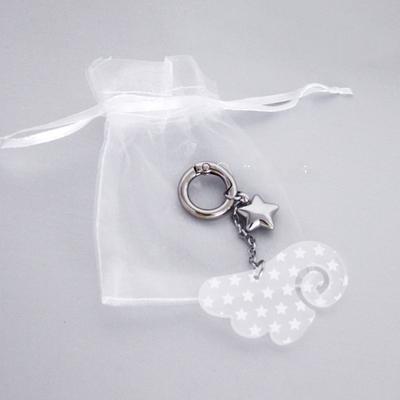 1 Piece Angel Wing Keychain Airpods Pendant Bag Decoration Cute Girl Heart Design  Accessories