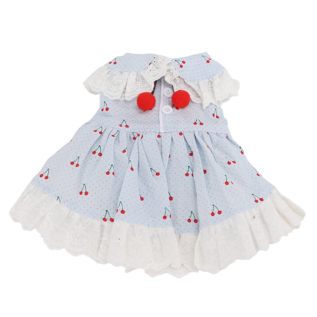 Rabbit Pet Clothes Little Pet Cherry Dress Pet Cherry Skirt for Rabbits Chinchillas Little Fragrant Pigs