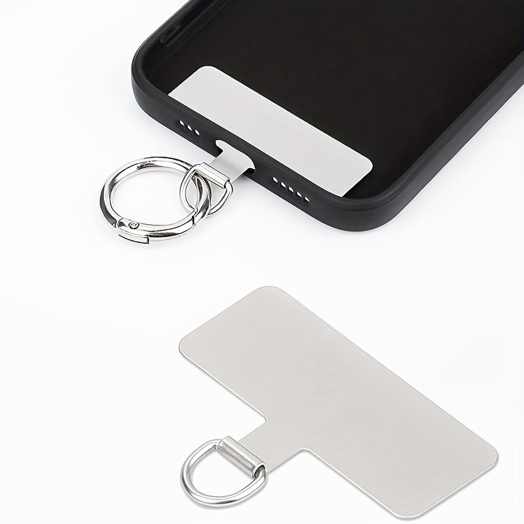 4/3/1 Universal Mobile Phone Lanyard Patch Gasket Metal Safety Ultra-thin Phone Strap Parts Skiing Running Climbing Special