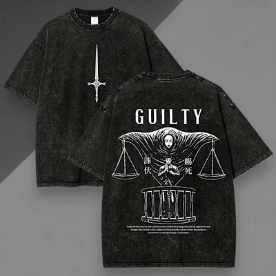 Jujutsu Kaisen Shirt – Vintage Washed Anime Shirt, Oversized Streetwear T-Shirt, Unisex Manga Tee