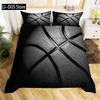 Duvet Cover Kids Basketball Bedding Set Cool Sport Theme Comforter Cover For Boys Teens Gifts Duvet Cover For Bedroom Decoration
