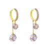 Elegant Zircon Ball Tassel Earrings with a Luxurious Design for All Occasions