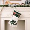 Cute Plaid Cartoon Christmas Stockings For Dogs And Cats Great Gifts And Holiday Decor