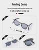 Lightweight Foldable Polarized Sunglasses with Anti-Lost Design - Perfect for Fashionable Outings.
